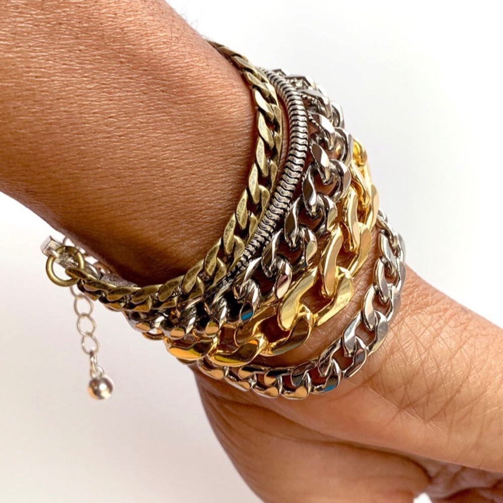NWT Jenny Bird Austin Cuff Chain Bracelet